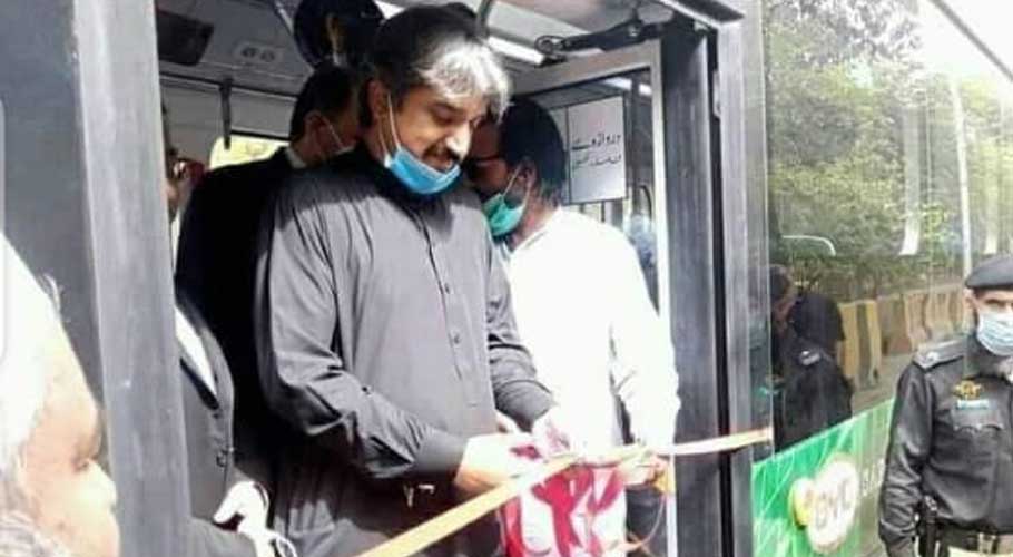 کراچی والوں کیلئے خوشخبری،الیکٹرک بسوں کا افتتاح کردیا گیا، کرایہ 10 روپے مقرر