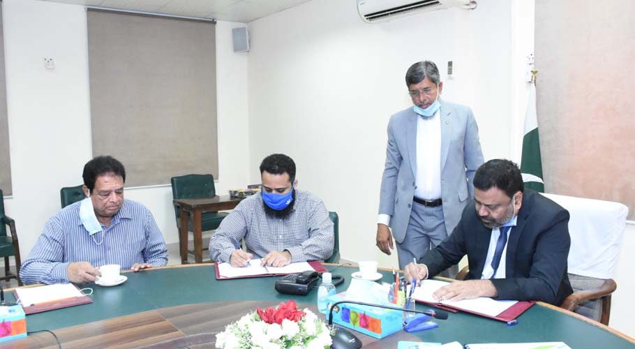 طلباء کی سہولت کے لیے جامعہ کراچی اور این ٹی ایس لاجسٹک کے مابین معاہدہ