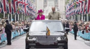 Queen Elizabeth II and Prince Philip were greeted by 10,000 guests in celebration of the queen’s 90th birthday (2016)