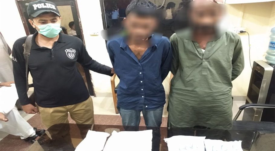 کراچی میں نوجوانوں کو نشے کی لت میں مبتلا کرنے والے موت کے 2 سوداگر گرفتار