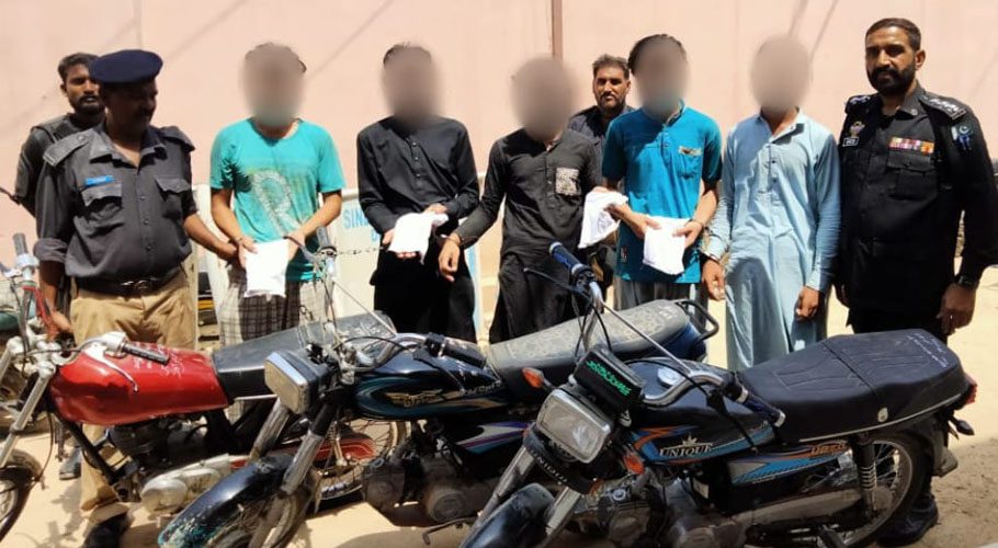 دوران ڈکیتی شہری کو زخمی اور اپنے ہی ساتھی کو قتل کرنے والا 5رکنی گروہ گرفتار