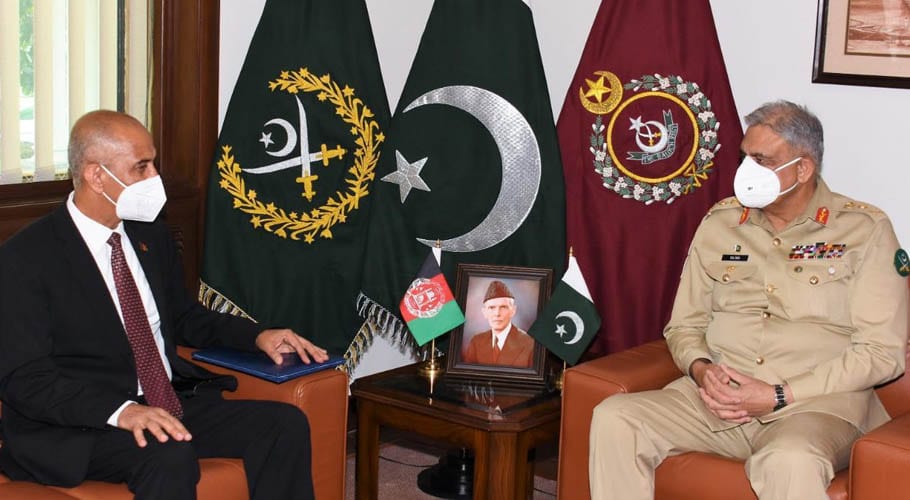آرمی چیف کی افغان سفیر سے ملاقات، علاقائی سلامتی پر تبادلہ خیال