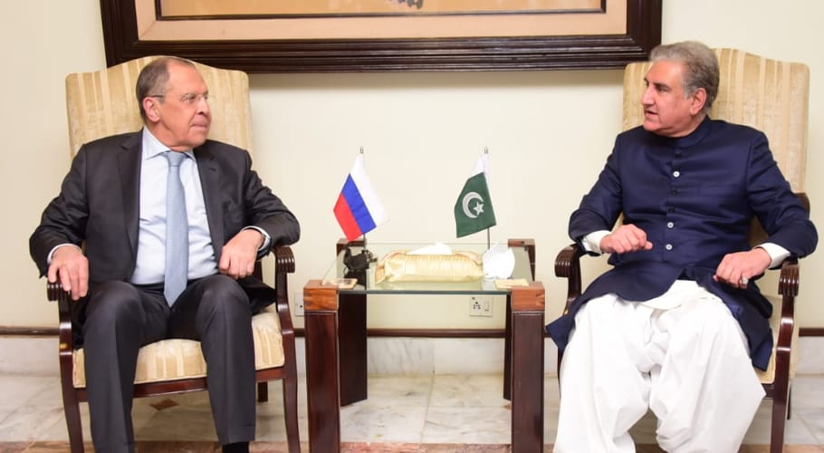روس کے وزیر خارجہ وفد کے ہمراہ پاکستان کے دو روزہ دورے پر اسلام آباد پہنچ گئے