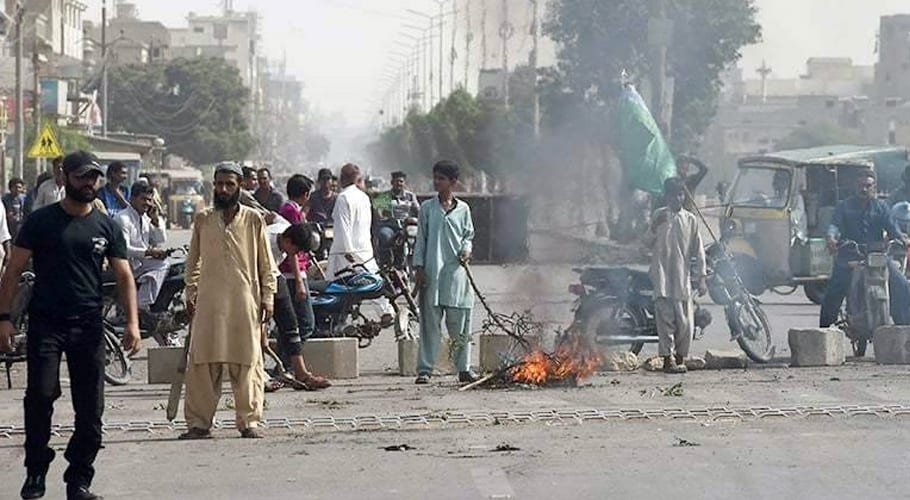 Karachi protest