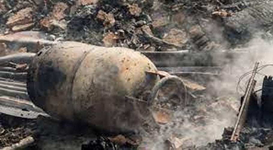 gas cylinder explosion in Karachi