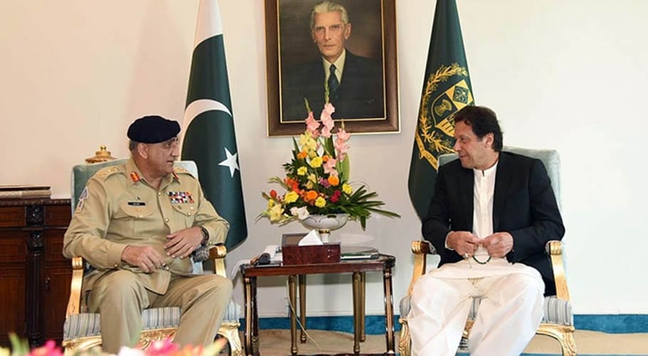 آرمی چیف جنرل قمر باجوہ کی وزیر اعظم عمران خان سے ملاقات