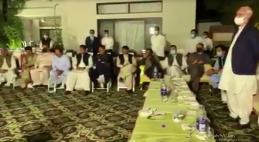 پی ٹی آئی کے رہنما جہانگیر ترین کا عشائیہ، 29 اراکین اسمبلی کی شرکت