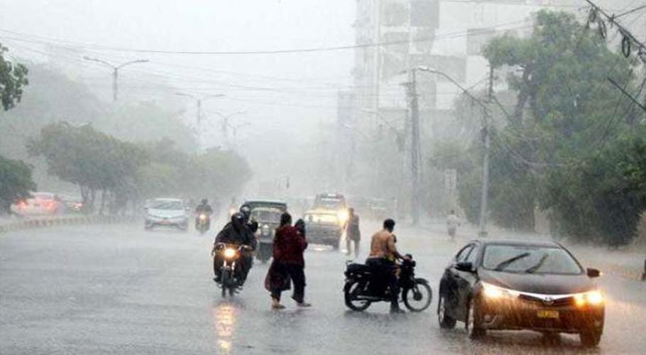 شدید حبس کے بعد کراچی کے مختلف حصوں میں بارش، موسم خوشگوار