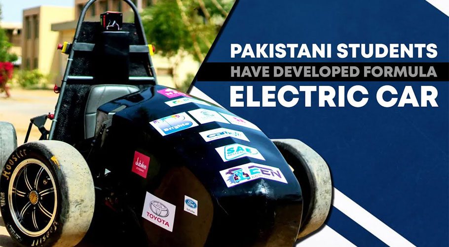 این ای ڈی کے طلباء نے پاکستان کی دوسری فارمولہ الیکٹرک کار تیار کرلی