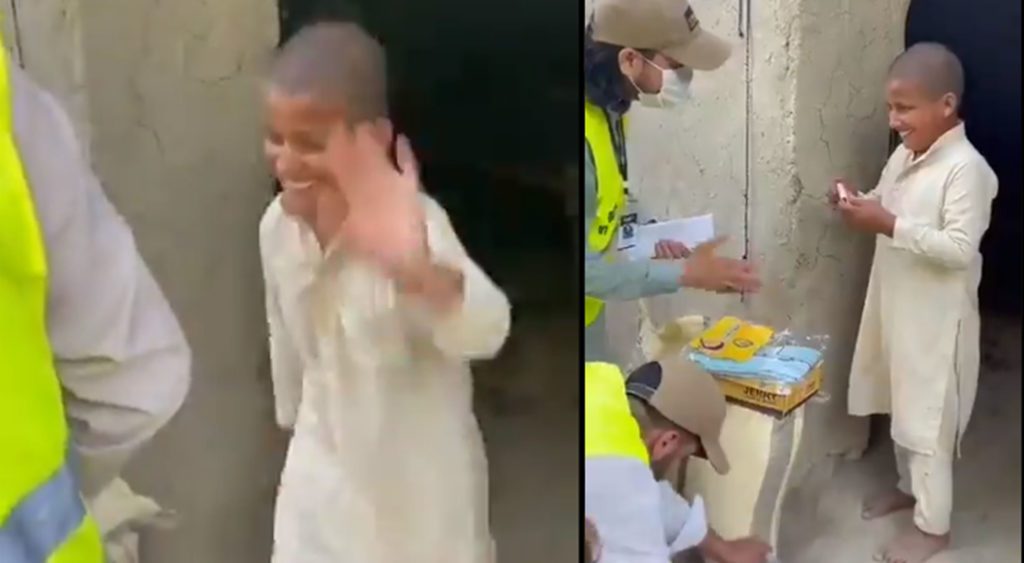 poor child's video goes viral on social media