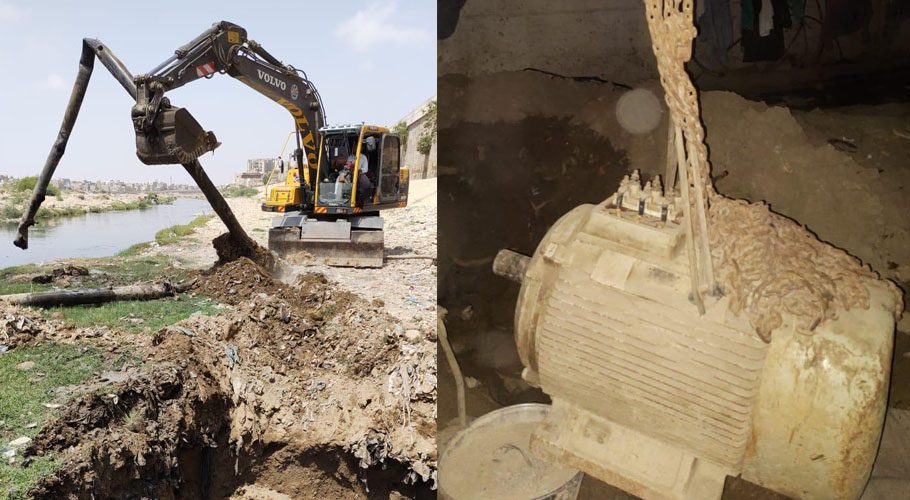 واٹر بورڈ کے اینٹی واٹر تھیفٹ سیل، گارڈن سے خودکار پمپنگ اسٹیشن پکڑا گیا