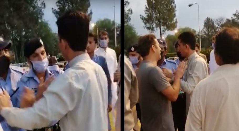 اسلام آباد میں پولیس اہلکار نے پاک فوج کے افسر کو تھپڑ ماردیا، شہریوں کی مذمت