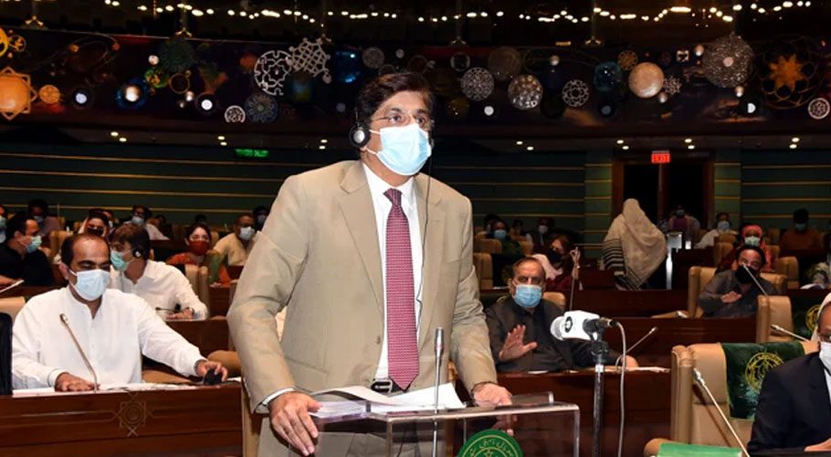 Sindh Chief Minister Syed Murad Ali Shah presented the budget for the financial year 22-2021