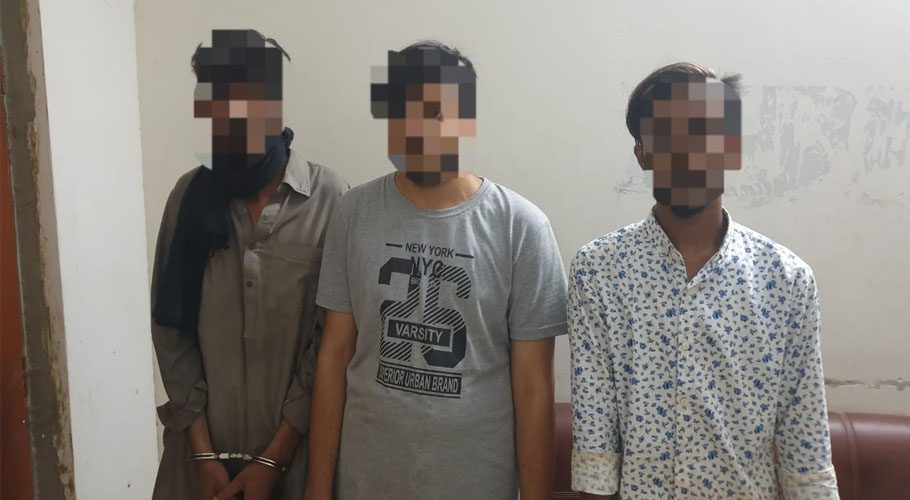 تھانہ ایئرپورٹ پولیس کی کارروائی، کم عمر بچی سے زیادتی کے مرتکب 3 ملزمان گرفتار