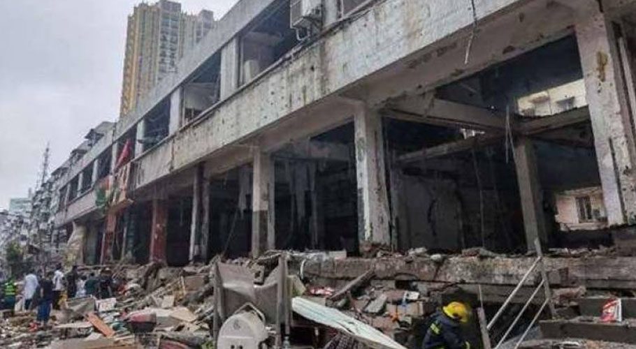 چین کے شہر شیان میں گیس پائپ لائن میں دھماکہ، 12 افراد ہلاک ، درجنوں زخمی