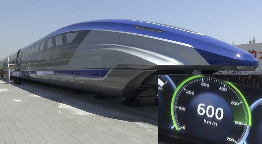 چین نے دنیا کی تیز ترین ٹرین چلادی، رفتار 600 کلومیٹر فی گھنٹہ