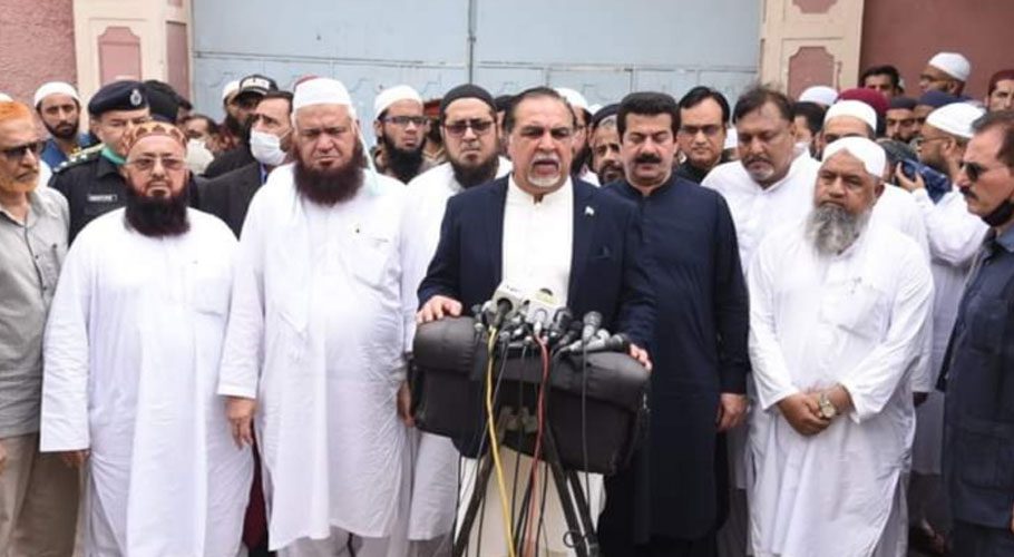 گورنر سندھ کی بنوریہ ٹاؤن آمد، عالم دین عبدالرزاق اسکندر کے انتقال پر تعزیت کی