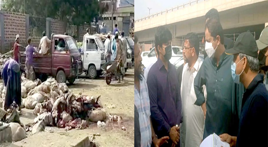Murtaza Wahab's visit to Central District Karachi