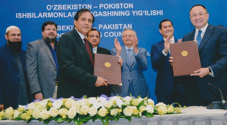 Pak-Uzbekistan Private Sector Sign JVs worth Billions