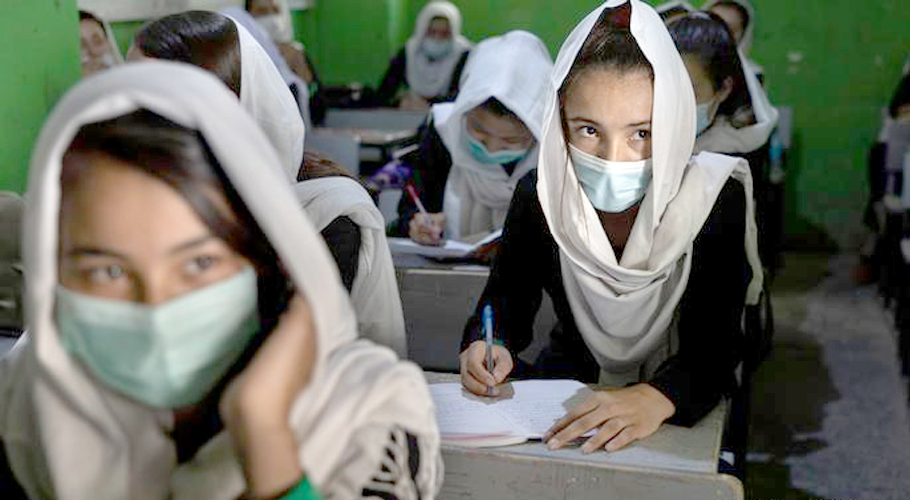 Taliban allowed women to go to colleges But declared a ban co-education