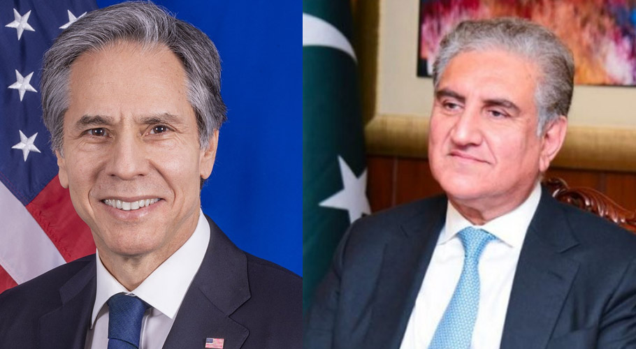 شاہ محمود قریشی کا امریکی وزیرِ خارجہ سے رابطہ، افغانستان کی صورتحال پر گفتگو