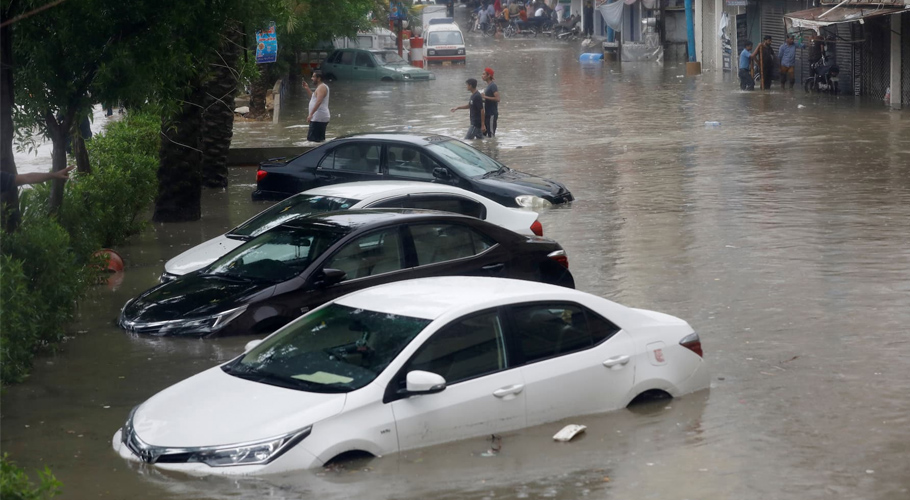 کراچی میں بارش، ملیر ندی بھر گئی، 2روز میں کرنٹ لگنے سے 6افراد جاں بحق