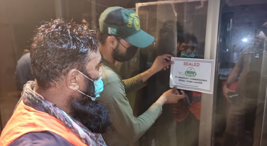 کورونا ایس او پیز کی خلاف ورزی، لاہور کے 16 ریسٹورنٹ اور شادی ہال سیل
