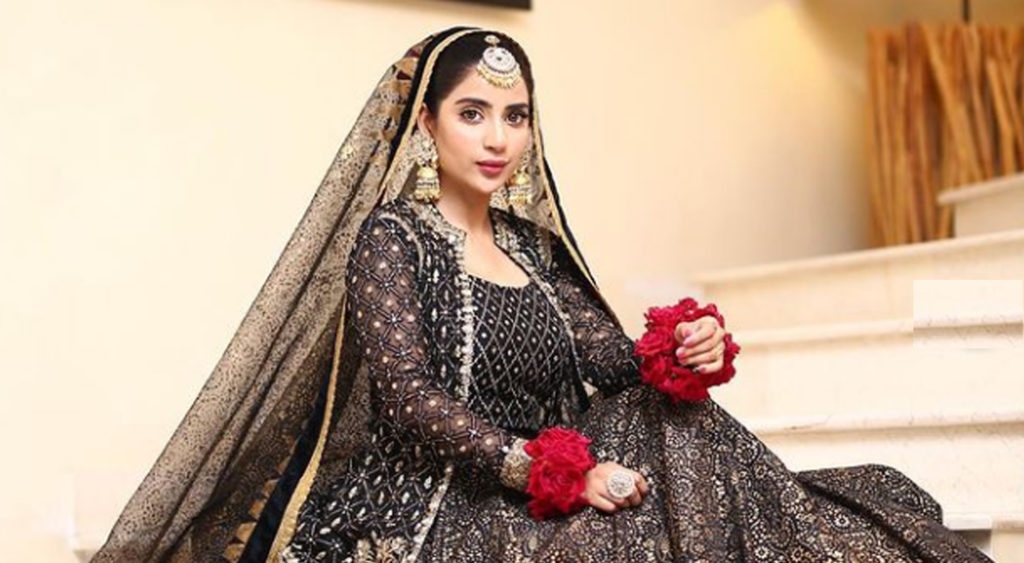 Video of Saboor Ali in wedding dress causes stir on social media