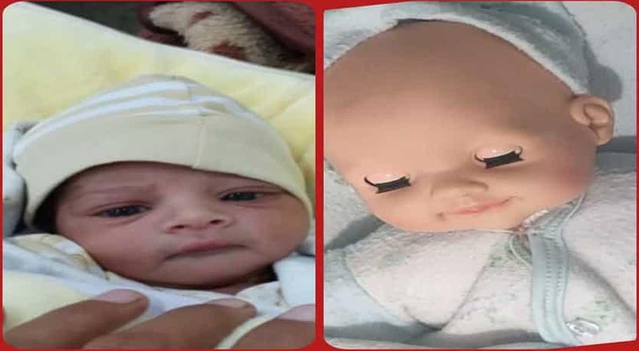 ہولی فیملی اسپتال سے نومولود بچے کا اغواء، ملزم بچے کی جگہ پلاسٹک کی گڑیا رکھ گیا