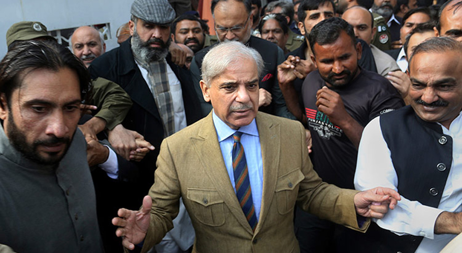 shahbaz sharif talks to media in lahore
