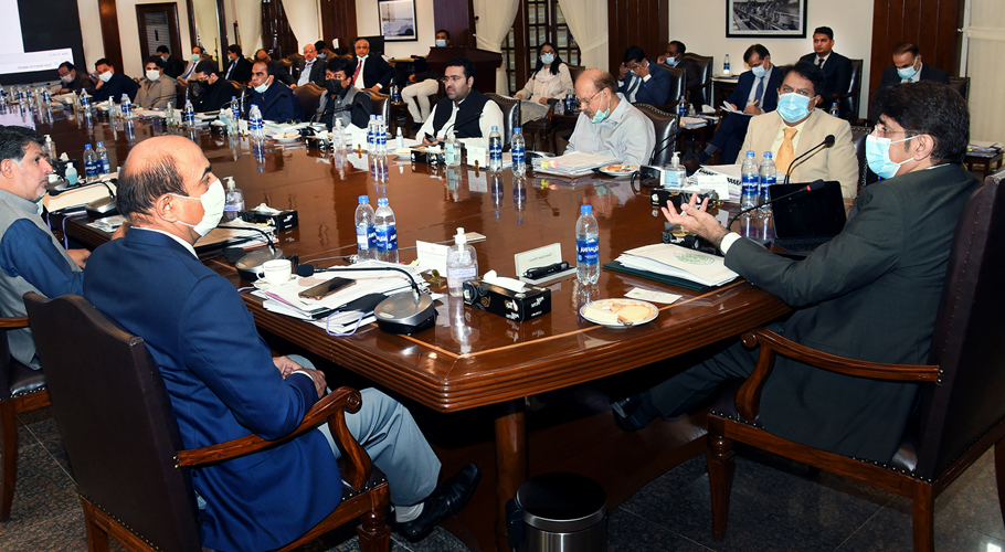 CM Murad Ali Shah presides over a cabinet meeting