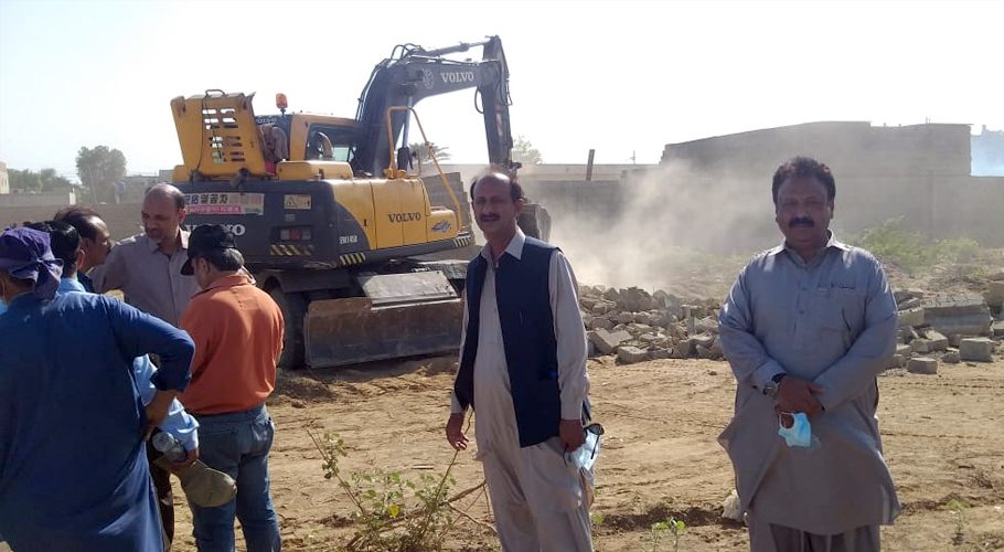 واٹر بورڈ کا NEKکالونی میں آپریشن،22گھر مسمار،10ایکڑ زمین واگزار