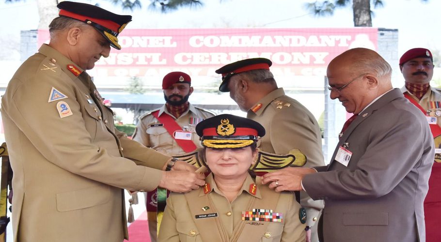 Lieutenant General Nigar Johar appointed as Colonel Commandant of the Army Medical Corps