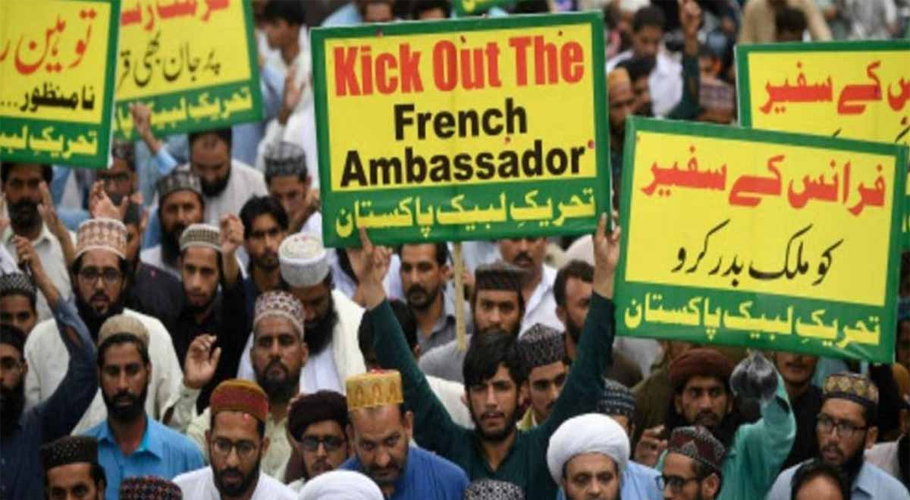 کالعدم تحریک لبیک فرانسیسی سفیر کو ملک بدر کرنیکے مطالبے سے دستبردار
