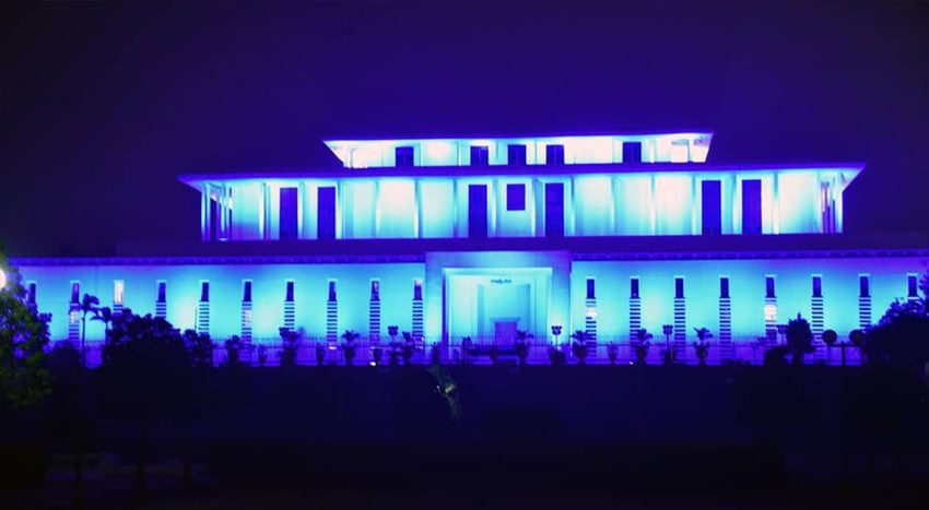 President House turns blue to celebrate World Children’s Day