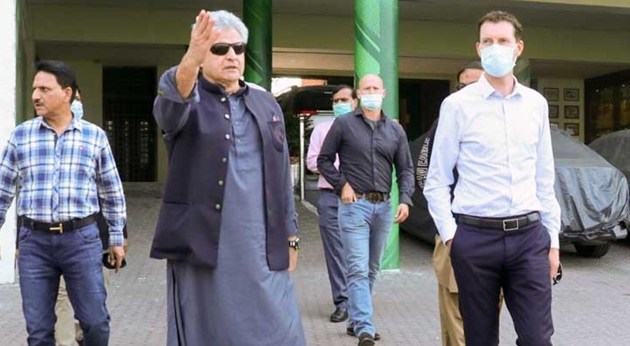 کرکٹ آسٹریلیا کے وفد کی قذافی اسٹیڈیم آمد، ٹیم کے دورے کے انتظامات پر بریفنگ