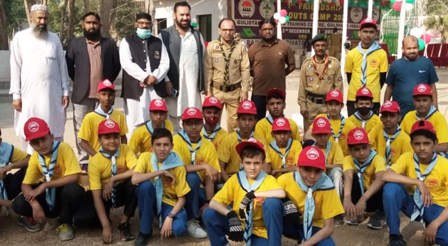 سندھ بھر کے 80 اسکولوں کے 700 طلبہ کا 3 روزہ اسکاؤٹس کیمپ جاری