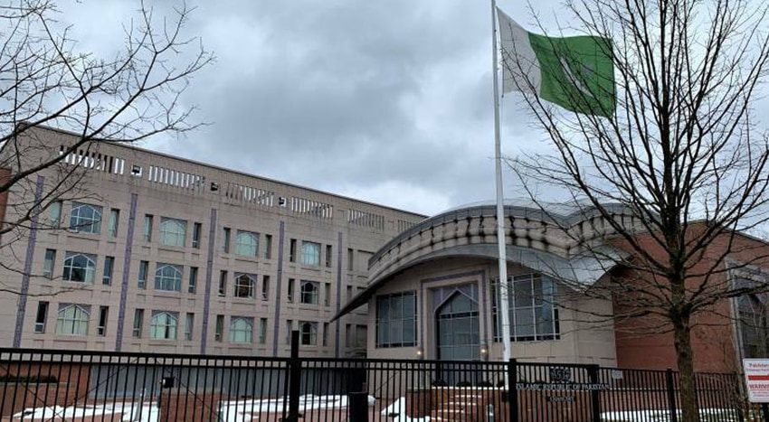 Pakistan’s Embassy in Washington complains staff salary delays