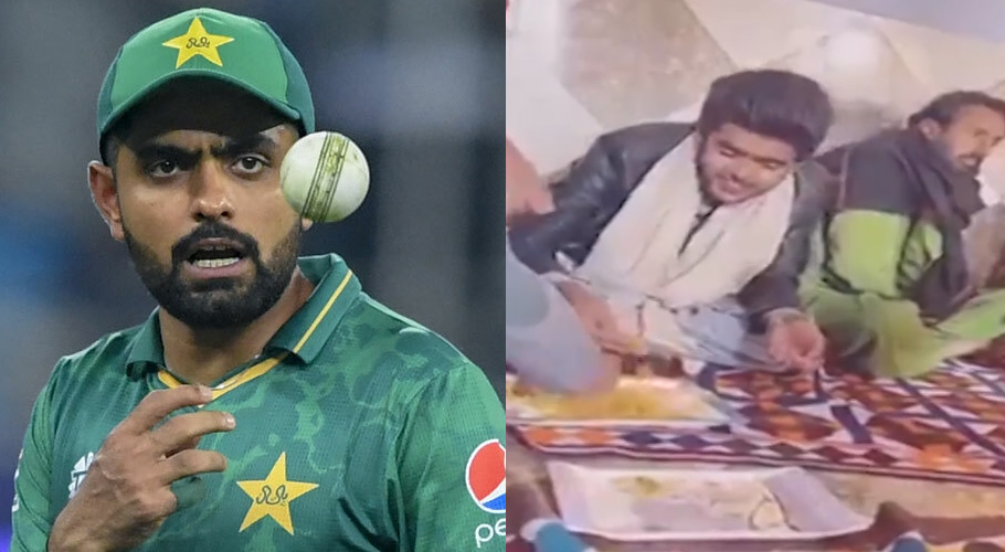 بابر اعظم کے ہم شکل کی ویڈیو سوشل میڈیا پر وائرل ہوگئی