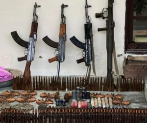 سیکورٹی فورسز کی جنوبی وزیرستان میں کارروائی، بھاری تعداد میں اسلحہ بر آمد