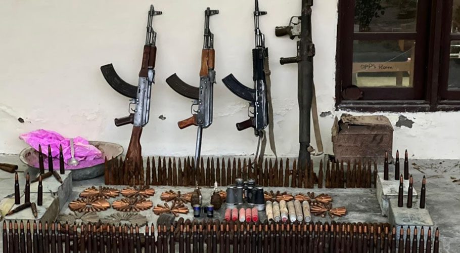 سیکورٹی فورسز کی جنوبی وزیرستان میں کارروائی، بھاری تعداد میں اسلحہ بر آمد