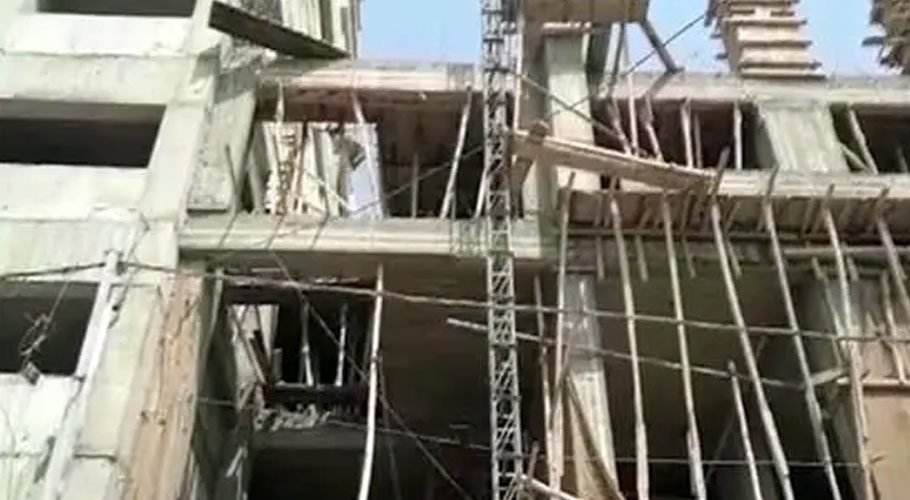 building collapsed in Defense karachi