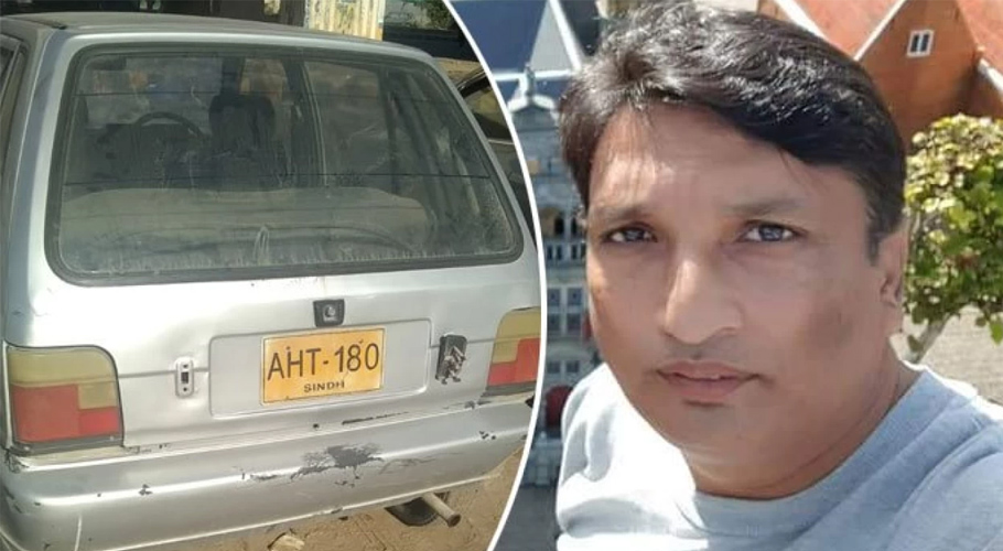 کراچی، صحافی اطہر متین پر فائرنگ کی سی سی ٹی وی فوٹیج سامنے آگئی