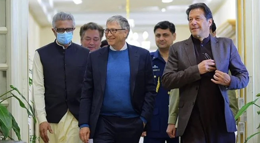 دورۂ پاکستان کامیابی سے مکمل، بل گیٹس وزیر اعظم عمران خان کے شکرگزار
