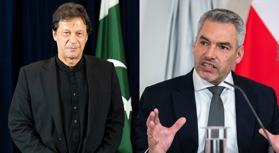 وزیر اعظم کا آسٹریا کے فیڈرل چانسلر سے رابطہ، افغانستان کے مسائل پر گفتگو