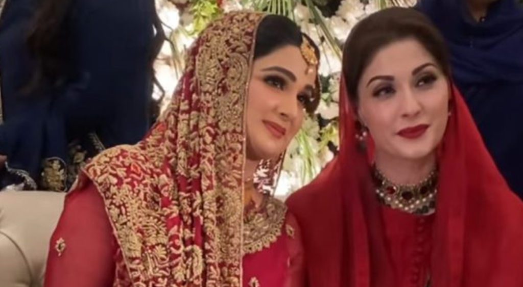 رکن پنجاب اسمبلی ثانیہ عاشق کی شادی میں مریم نواز سب کی توجہ کا مرکز بن گئیں۔