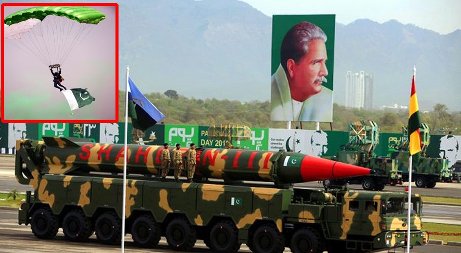 ARMED FORCES SHOWCASE MILITARY POWER on PAKISTAN DAY PARADE
