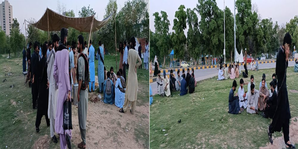 بلوچ طلباء کا احتجاجی مظاہرہ، حفیظ بلوچ کو رہا کیا جائے