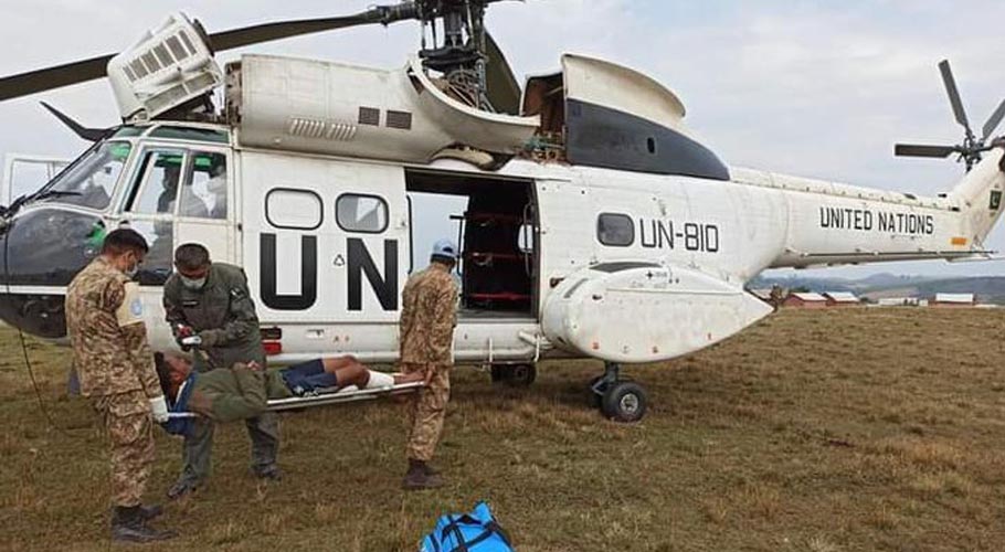 کانگو میں پاکستانی فوج کا ہیلی کاپٹر گر کر تباہ، افسران و جوانوں سمیت 8 اہلکار شہید