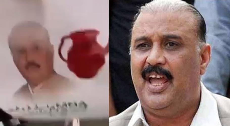 راجہ ریاض اور سندھ ہاؤس میں مقیم منحرف اراکین اسمبلی کے خلاف احتجاجی مظاہرے